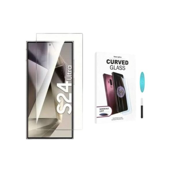 Vidrio Templado Transparente UV para S24 Ultra
