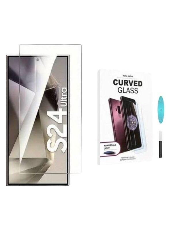 Vidrio Templado Transparente UV para S24 Ultra