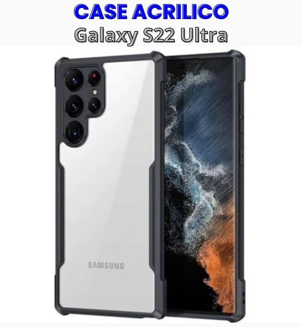 Funda transparente para Samsung Galaxy S22 Ultra acrílico