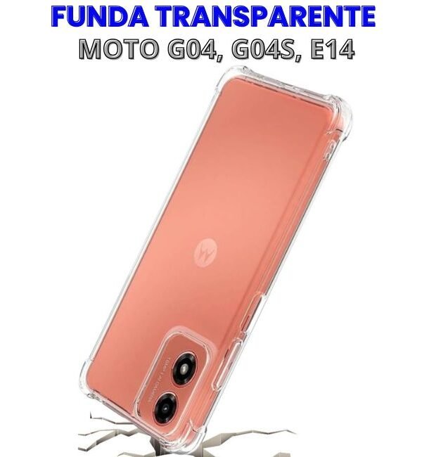 Case Antishock para Moto G04, G04S y E14