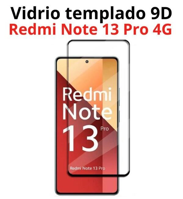 Vidrio Templado 9D para Redmi Note 13 Pro 4g