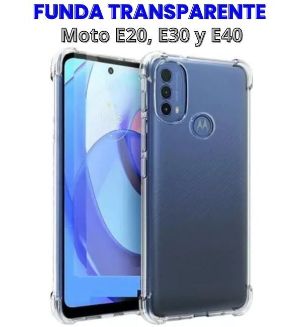 Case Antishock para Moto E20, E30 y E40