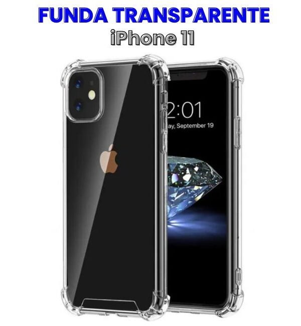 Protector para Iphone 11 Normal Transparente antishock