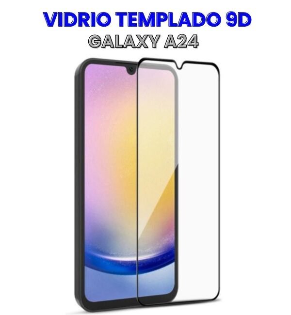 Vidrio Templado 9D para A24