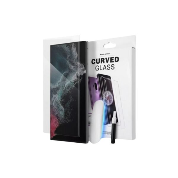 Vidrio Templado transparente UV para S22 Ultra