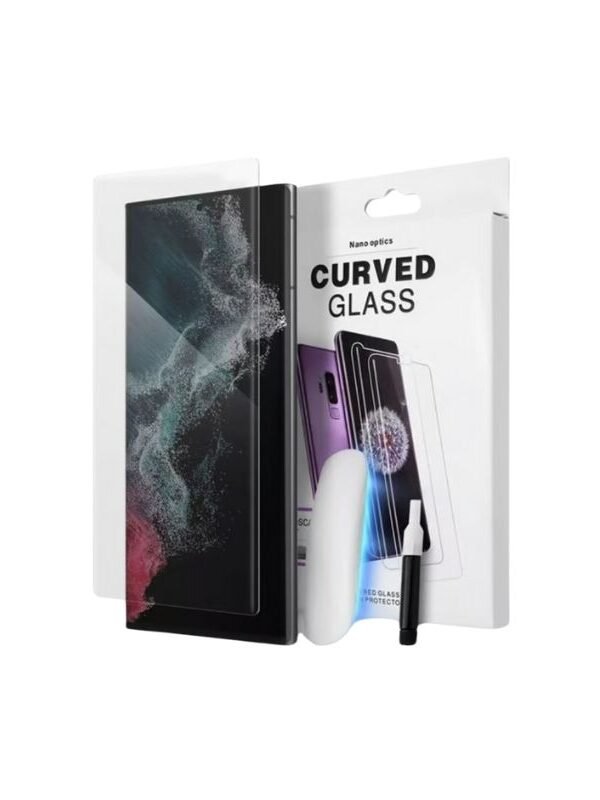 Vidrio Templado transparente UV para S22 Ultra