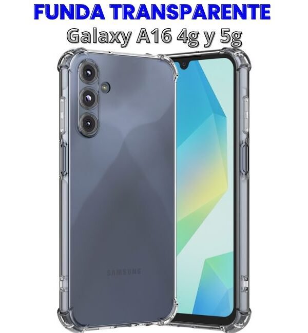 Case Antishock A16 4g y 5g Transparente