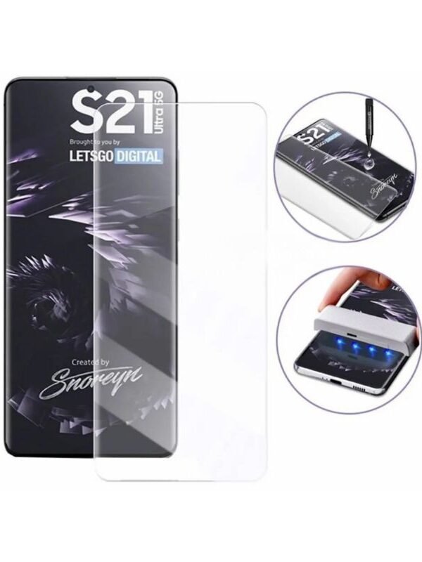 Vidrio Templado UV para S21 Ultra