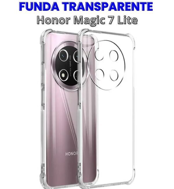 Funda para Honor Magic 7 Lite Transparente Antishock