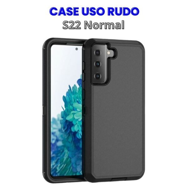 CAS EUSO RUDO NEGRO SAMSUNG S22 NORMAL Case Uso Rudo Negro para S22 Normal