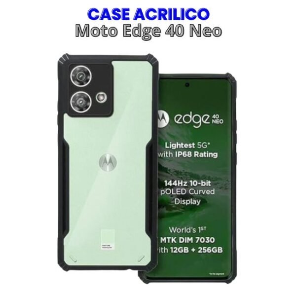Case Acrílico para Motorola Edge 40 Neo