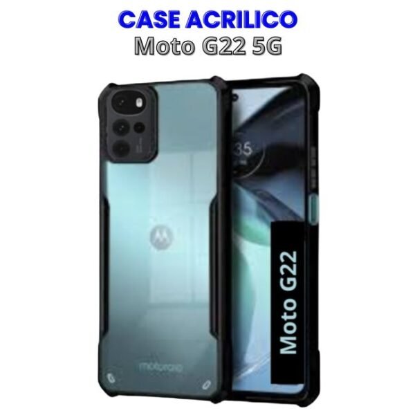 Case Acrílico para Moto G22