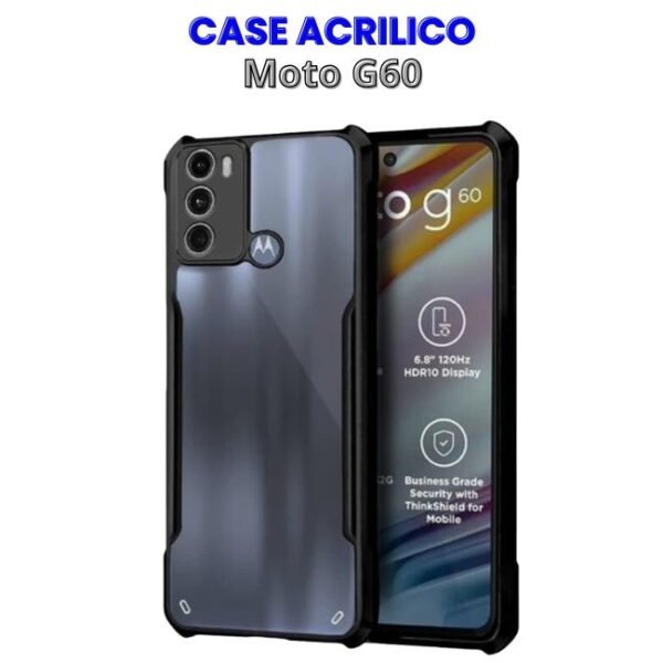 Case Acrílico para Moto G60