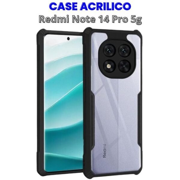 CASE ACRILICO REDMI NOTE 14 PRO 5G Case Acrílico para Redmi Note 14 Pro 5g