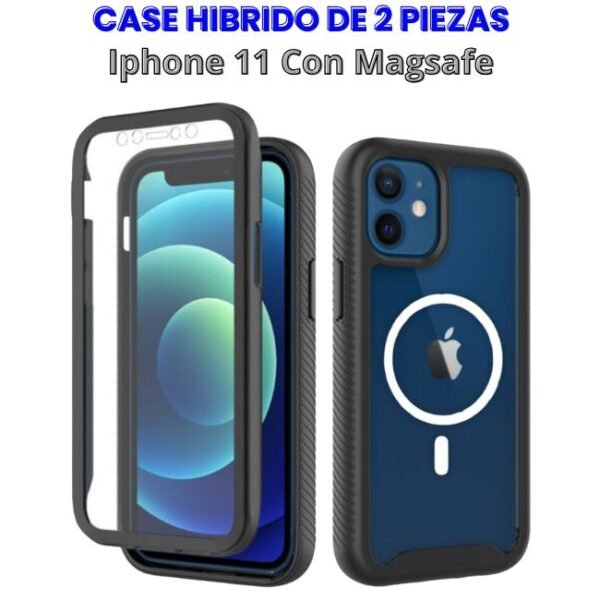 CASE HIBRIDO DE 2 PIEZAS IPHONE 11 CON MAGSAFE Case Hibrido de 2 Piezas Iphone 11 con MagSafe