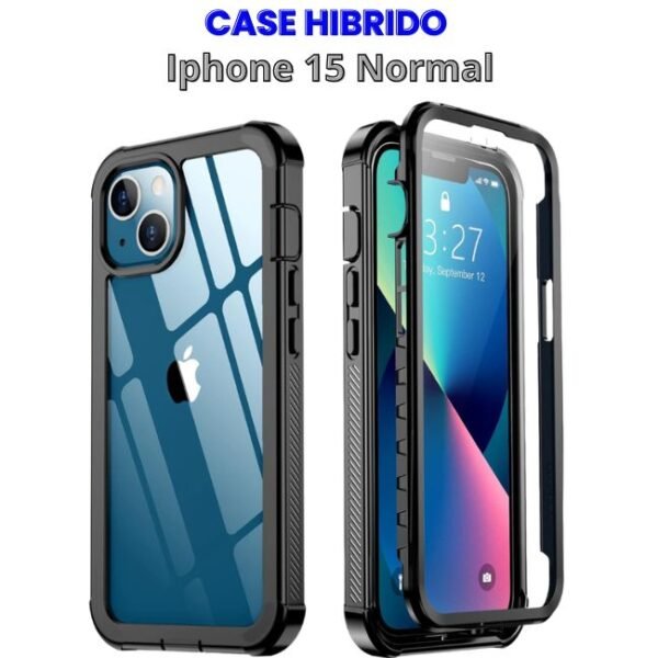 CASE HIBRIDO IPHONE 15 NORMAL Case Hibrido para Iphone 15 Normal