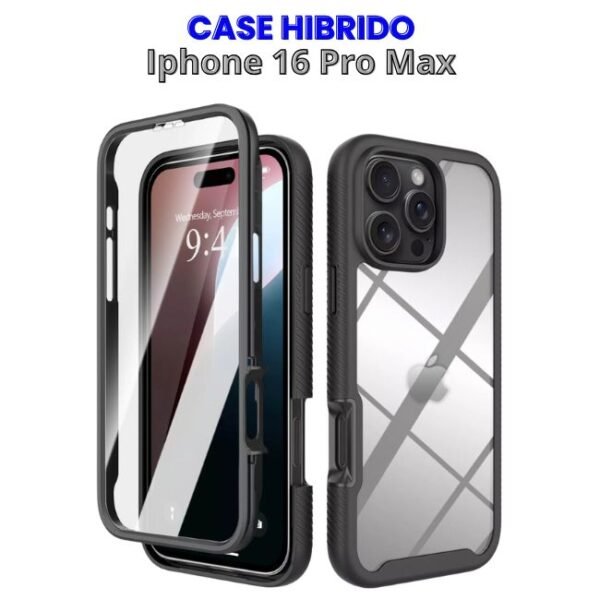 CASE HIBRIDO IPHONE 16 PRO MAX Case Hibrido para Iphone 16 Pro Max