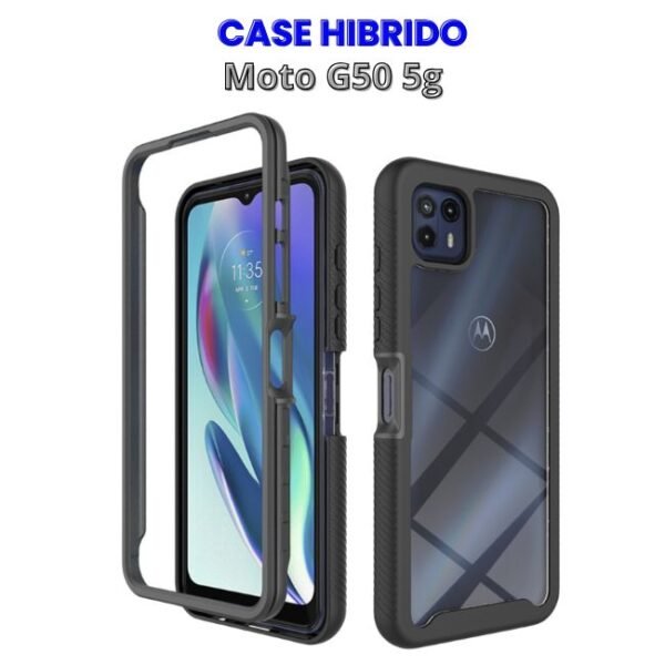 CASE HIBRIDO MOTO G50 5G Case Hibrido de 2 Piezas para Moto G50 5g