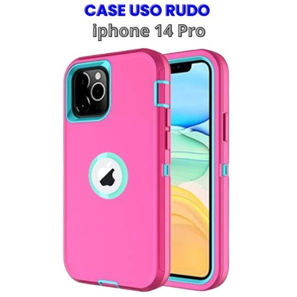 Case Uso Rudo Rosa Iphone 14 Pro