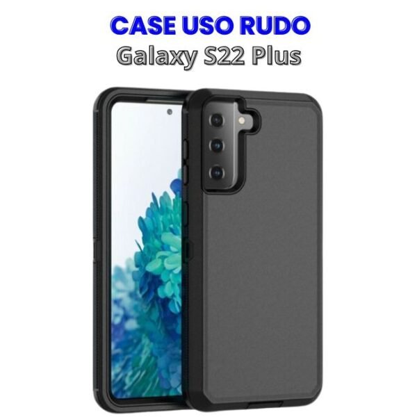 CASE USO RUDO NEGRO GALAXY S22 PLUS Case Uso Rudo Negro para S22 Plus