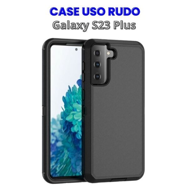 Case Uso Rudo Negro para S23 Plus