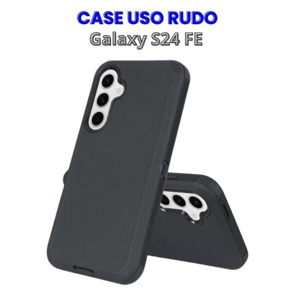 CASE USO RUDO NEGRO GALAXY S24 FE Case Uso Rudo Negro para Galaxy S24 FE