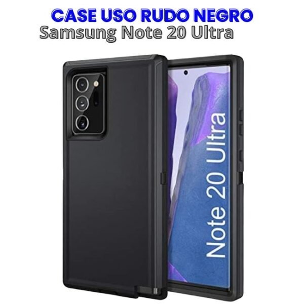 Case Uso Rudo Negro para Note 20 Ultra