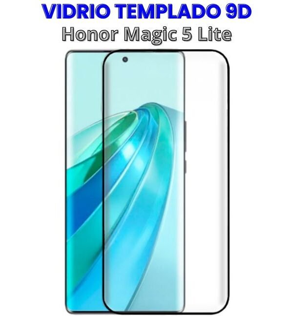 Funda Transparente Vidrio Templado 9D Honor Magic 5 Lite