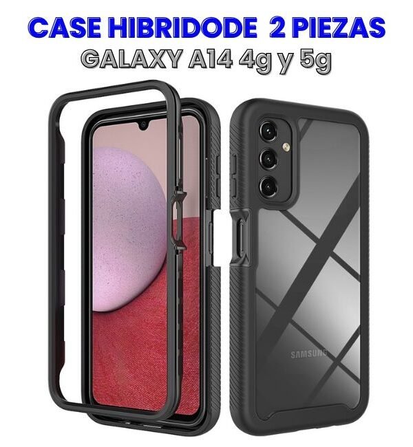 Case Hibrido de 2 Piezas para A14 4g y 5g