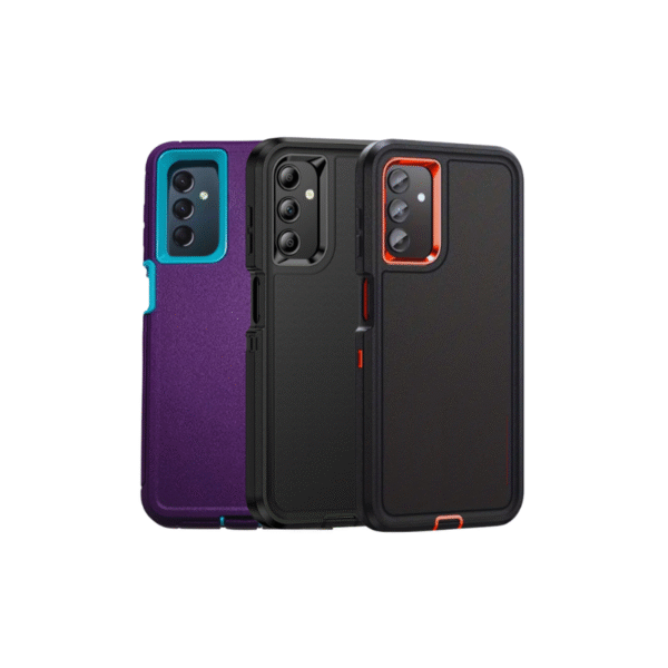 Funda doble para celular Samsung Galaxy A24 uso rudo