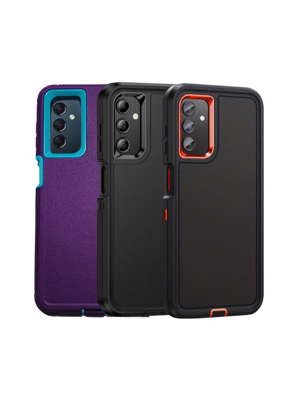 Funda doble para celular Samsung Galaxy A24 uso rudo