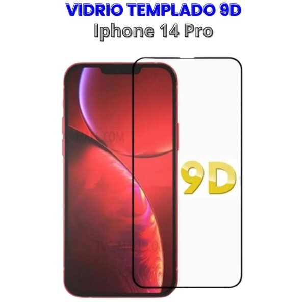 Vidrio Templado 9D para Iphone 14 Pro