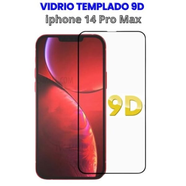 Vidrio Templado 9D Iphone 14 Pro Max