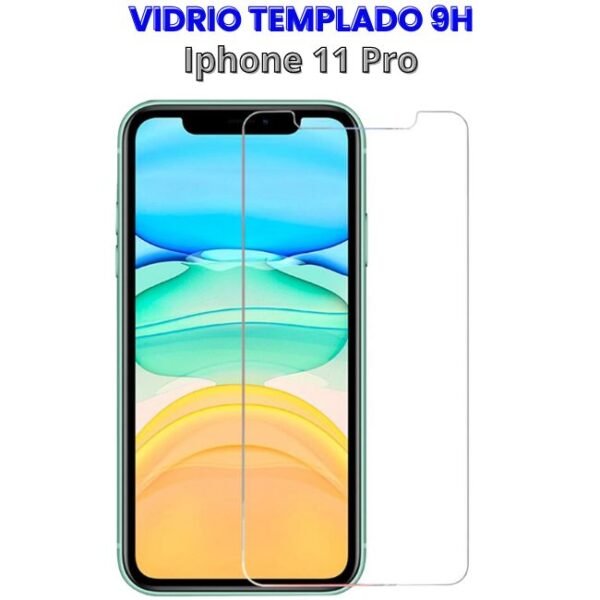 Vidrio Templado 9H Transparente para Iphone 11 Pro
