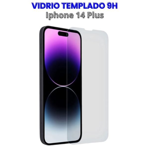 VIDRIO TEMPLADO 9H IPHONE 14 PLUS Vidrio Templado 9H para Iphone 14 Plus