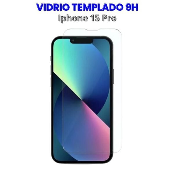 Vidrio Templado 9H para Iphone 15 Pro