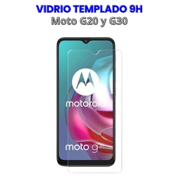 Vidrio Templado 9H para Moto G20 y G30