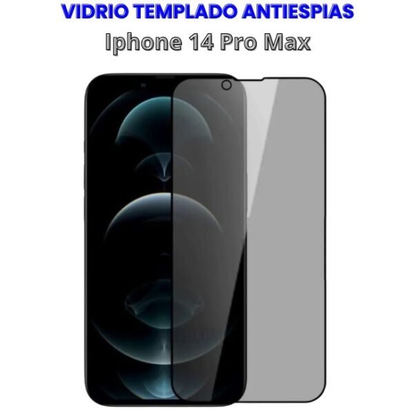 Vidrio Templado Antiespias Iphone 14 Pro Max