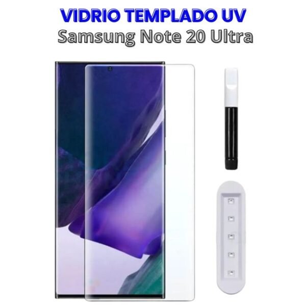 Vidrio Templado UV para Note 20 Ultra