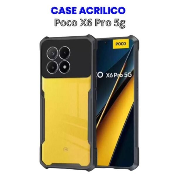 Case Acrílico para Xiaomi X6 Pro 5g