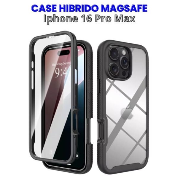 CASE HIBRIDO MAGSAFE IPHONE 16 PRO MAX Case Hibrido con MagSafe para Iphone 16 Pro Max