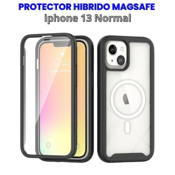 PROTECTOR HIBRIDO MAGSAFE IPHONE 13 NORMAL Protector para Iphone 13 Normal Hibrido con magsafe