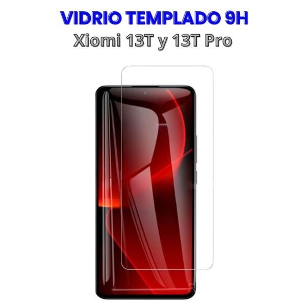 VIDRIO TEMPLADO 9H XIOMI 13T Y 13T PRO Vidrio Templado 9H para Xiaomi 13T Y 13T Pro