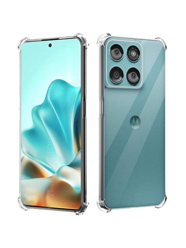 Funda para Moto Edge 60 Fusion Transparente Antishock