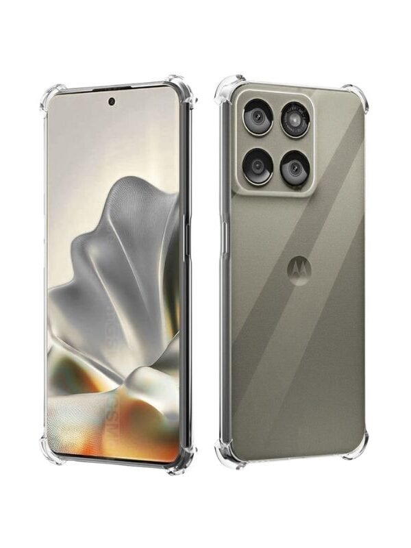 Funda para Moto Edge 60 Pro Transparente Antishock
