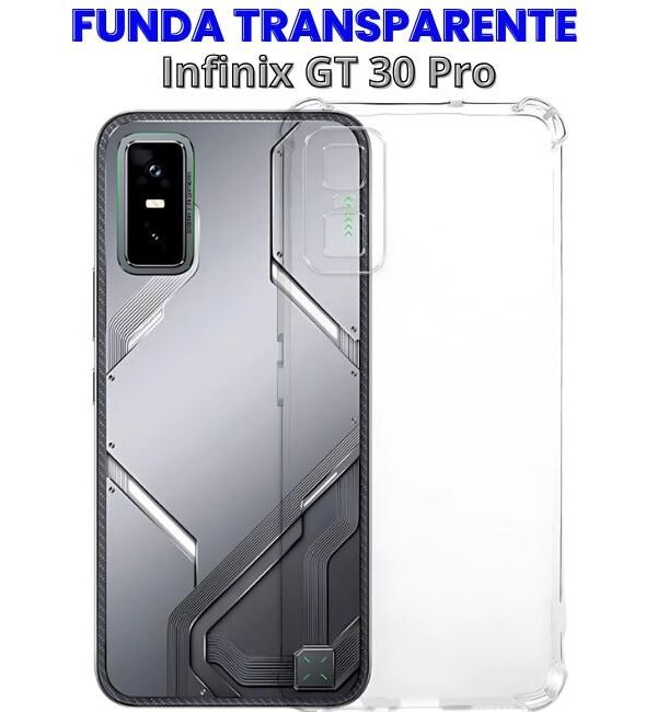 Funda para Infinix GT 30 Pro Transparente antishock