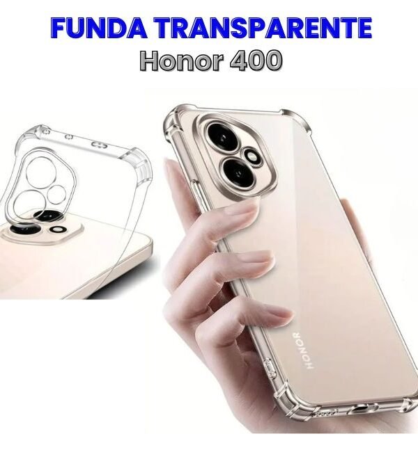 Funda para Honor 400 Normal Transparente antishock