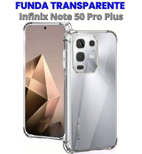 Funda para Infinix Note 50 Pro Plus Transparente