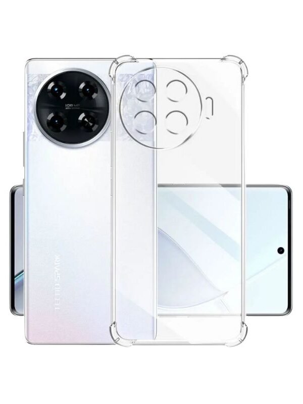 Funda para Tecno Spark 20 Pro Plus transparente antishock