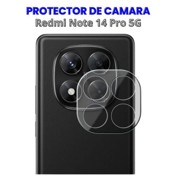 PROTECTOR DE CAMARA REDMI NOTE 14 PRO 5G Protector de Camara para Redmi Note 14 Pro 5g: